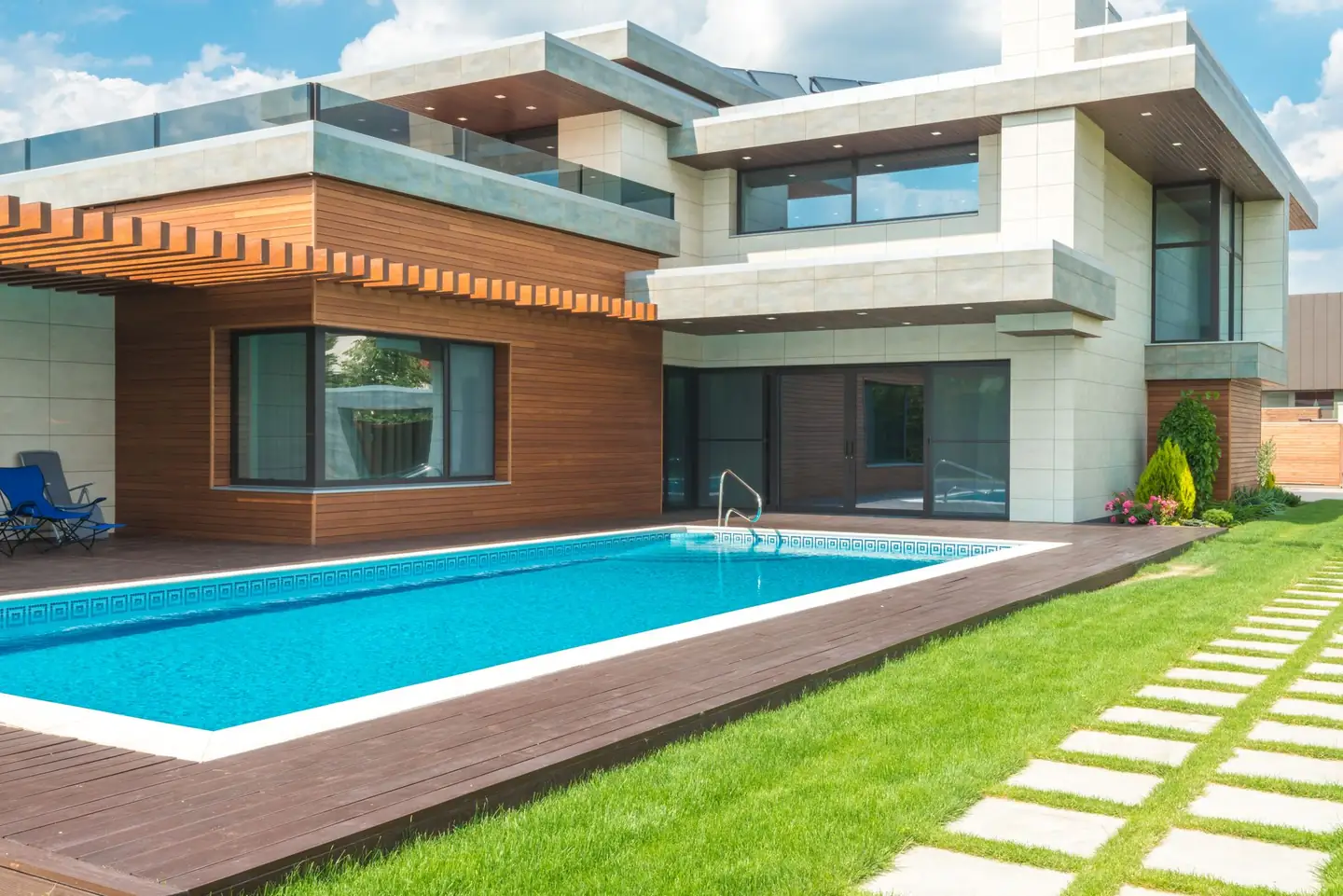 Swimming pool built in Baulkham Hills, NSW